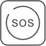 Gyerek okosóra SOS gomb ikon