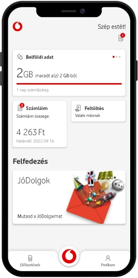 My Vodafone alkalmazás