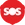 SOS figyelmeztetés ikon