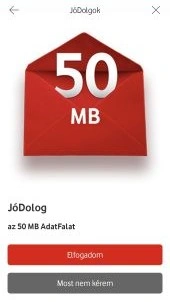 Vodafone Jó Dolgok applikáció játék oldal
