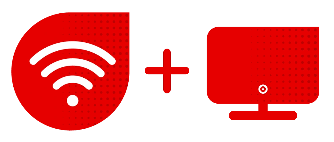 Vodafone internet és TV együtt ikon